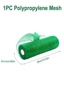 1卷綠色緞帶,diy花圈彎弓緞帶,禮品包裝用緞帶,生日結婚假日派對背景裝飾紗布,聖誕樹裝飾緞帶 - 綠色 - 查看 4