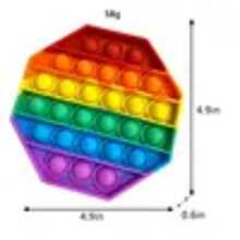 1棕櫚按泡泡解壓玩具, - 彩色 - 查看 3
