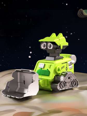 1入組綠色月亮玩具,可愛月亮車輛設計那跑步緊迫,合適的適用於兒童