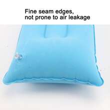 1 件 PVC 植绒方形腰枕，腰垫，午睡充气枕，户外露营背部支撑，旅行充气植绒枕 - 藍色 - 查看 6