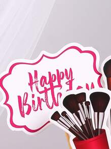 5pcs Rich & Beautiful High Heels Cake Toppers,Christmas - Multicolor - View 4