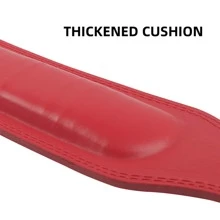 Red Waist Support Belt With 'no Pain No Gain' Print - Red - View 2