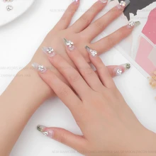 10 Peças Pequenas Decorações de Strass de Metal para Unhas, Encantos para Unhas, Gemas para Unhas, Suprimentos para Unhas DIY