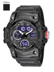 SMAEL Đồng hồ điện tử nam - màu đen - Xem 2