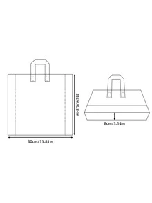 5 Piezas/set Bolsas De Embalaje Moradas Con Marco Dorado Helado - Morado - Ver 6