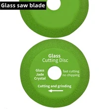 SunIndex 1片鑽石玻璃切割刀片,鑽石超薄鋸片,陶瓷磚玉石砂紙研磨刀片 - 綠色 - 查看 3