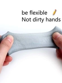 1入組素色橡膠橡皮 - 灰色 - 查看 3