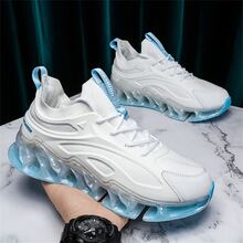 Trắng Giày thể thao Với Linh hoạt , Giải trí , Hợp thời Thiết kế , Thoải mái , Thoáng khí , Chống trượt , Bền chặt Tính năng - trắng - Xem 4