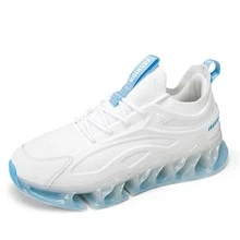 Trắng Giày thể thao Với Linh hoạt , Giải trí , Hợp thời Thiết kế , Thoải mái , Thoáng khí , Chống trượt , Bền chặt Tính năng - trắng - Xem 2
