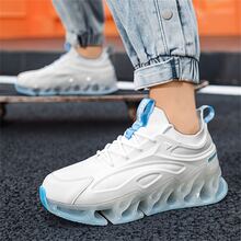 Trắng Giày thể thao Với Linh hoạt , Giải trí , Hợp thời Thiết kế , Thoải mái , Thoáng khí , Chống trượt , Bền chặt Tính năng - trắng - Xem 5