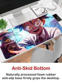 1 pieza con dibujos animados mecánico con diseño de niño Alfombrilla de ratón escritorio Accesorio - Multicolor - Ver 2