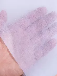 100cm*500cm Thin Fusible Non-woven Interfacing Hot Melt Adhesive Lining For Clothes - White - View 1
