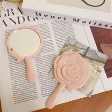 Espejo De Mano Rosado - Rosa - Ver 4