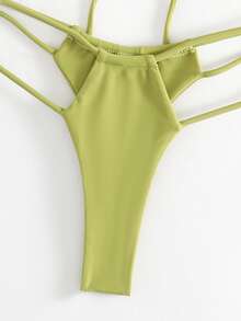 Modischer, sexy Bikini-Set mit Schnürung, Mini-Cup für den Sommer