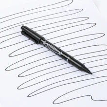 2pcs Black double-ended outliner,  Ultra Fine Point and Fine Point , suitable for  Kids Adult Coloring Books Christmas Cards Drawing, Note taking , Lettering Calligraphy Bullet Journaling - Black - View 3