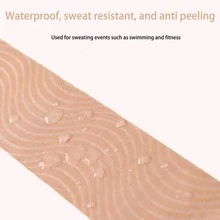 1入組競技彈力繃帶帶內置膠黏劑適用於游泳和健身