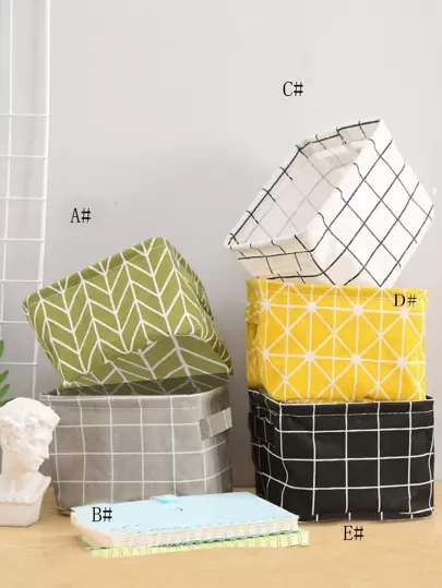 1pc Laundry Hamper, Desktop Storage Basket Sundries Storage Box Cosmetic Book Organizer Underwear Stationery Container Laundry Basket,For Back To School