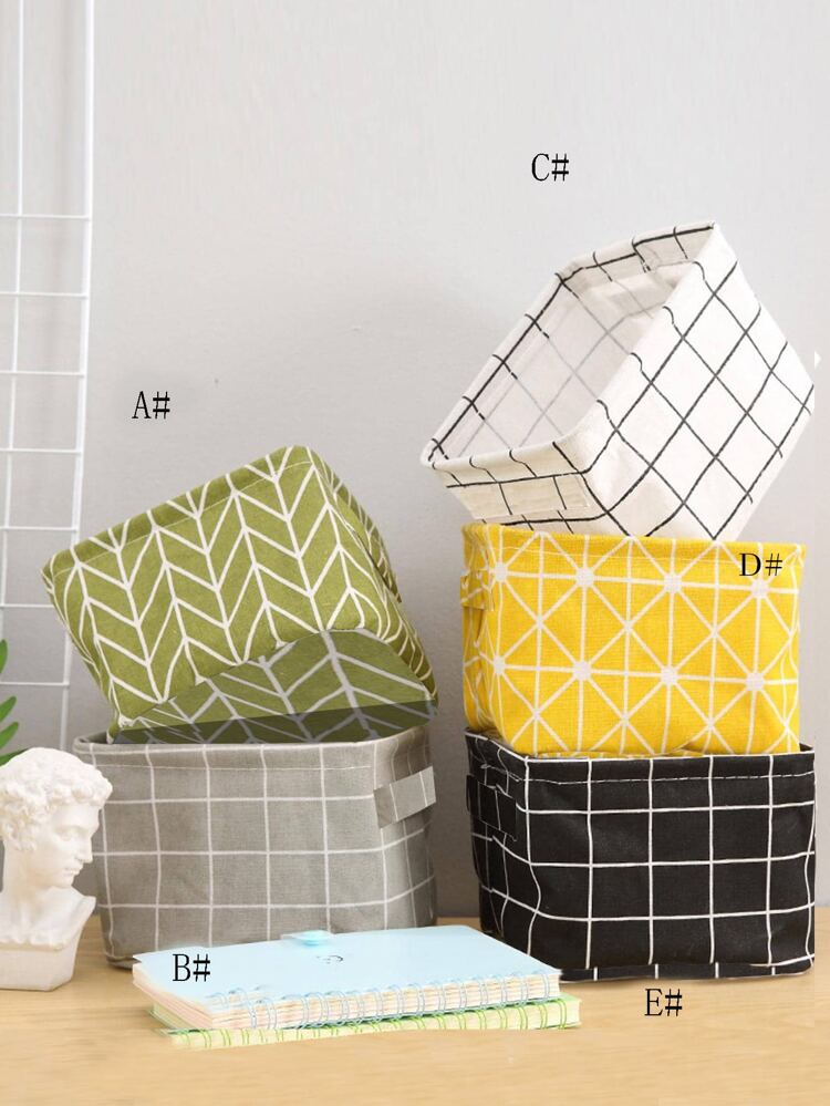 1pc Laundry Hamper, Desktop Storage Basket Sundries Storage Box Cosmetic Book Organizer Underwear Stationery Container Laundry Basket,For Back To School