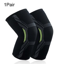 1對膝蓋支撐套,男女適用 - 壓縮式膝蓋護套,適用於運動,跑步,健身,舉重等