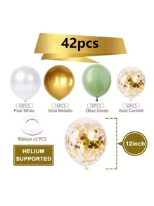 42 cái/bộ Vòm bóng bay cao su, Vòng hoa bóng bay nhiều màu hiện đại cho bữa tiệc - Nhiều màu - Xem 8