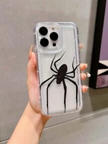 Funda de celular transparente con patrón de araña - Multicolor - Ver 2