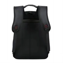 Mochila de gran capacidad para hombres mochila recargable USB bolsa de computadora de negocios mochila de ocio mochila de estudiante de secundaria - Negro - Ver 5