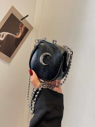 Vintage Women's Bag Simple Personality Chain Hard S Crossbody Bag Lightweight Fashion For Anniversary For Birthday Gift For Gift White-Collar Workers For Male For Female Side Bag For Women Wallet Mini Wallet Purse Wallet Coin Wallet