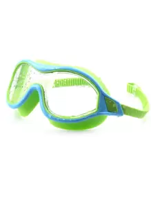 Kính bơi tầm nhìn rộng dành cho người lớn và thanh thiếu niên - màu xanh lá - Xem 1