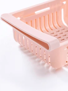 1 pieza Cesta de almacenamiento rosado escalable casa para