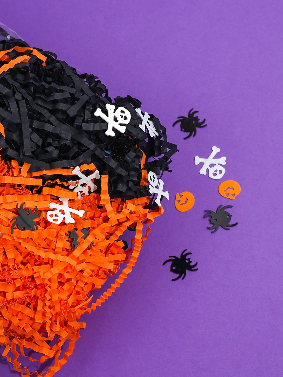 30g Halloween Raffia Gift Box Filler Shredded Tissue Paper SHEIN ASIA