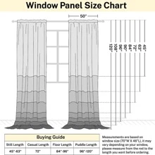 Flax Curtains, Natural Linen Textured Drapes Rod Pocket, Semi Sheer,  Curtains Panels for Back Tab, for Farmhouse/Bedroom/Living Room/Window (2-Pack, 50 x 108 inch) - Light Coffee - View 11