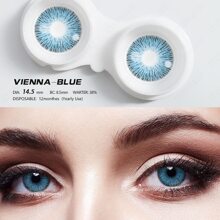 EYESHARE Eyeshare 1 Paar VIENNA Serie farbige Kontaktlinsen für den Jahresgebrauch 14,5 mm Halloween Kostüm Cosplay