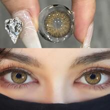 EYESHARE 1對系列彩色接觸使用 - 棕色 - 查看 3