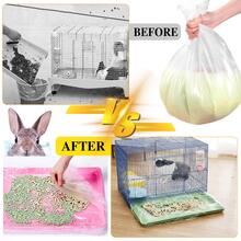 10pcs Disposable Cleaning Bags For Parrot/bird/rabbit/quail/dog Cages. Extraction Type. - White - View 5