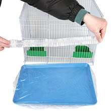 10pcs Disposable Cleaning Bags For Parrot/bird/rabbit/quail/dog Cages. Extraction Type. - White - View 6