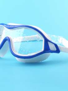 SHENYU Wide Vision Adult & Teenage Swimming Goggles - Blue and White - View 3