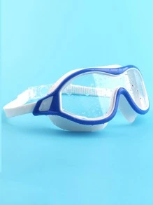 SHENYU Wide Vision Adult & Teenage Swimming Goggles - Blue and White - View 2