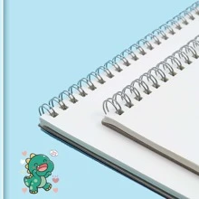 1 Cuaderno De Dibujo De Graffiti De Dibujos Animados Para Niños - Azul - Ver 10