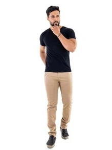 Urban Zone Jeans Men Pants - Apricot - View 2
