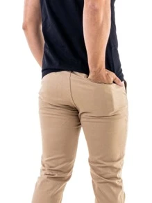 Urban Zone Jeans Men Pants - Apricot - View 5