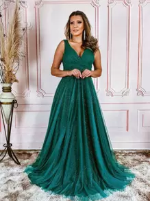 Grife Velasco Women Party Dresses - Dark Green - View 5