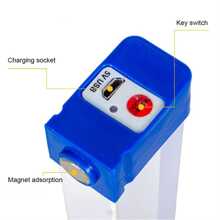 Led Rgb夜燈攝影補光燈彩色氛圍燈管棒燈磁吸式充電房間裝飾燈 - 紫色 - 查看 5