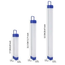 Led Rgb夜燈攝影補光燈彩色氛圍燈管棒燈磁吸式充電房間裝飾燈 - 紫色 - 查看 4