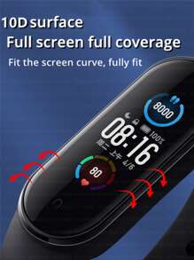 3pcs Soft Film Screen Protector Compatible With Xiaomi Band 10 9 8 7 6 5 4 8 Pro 9 Pro 7 Pro, Waterproof Full Coverage High Definition Compatible With Xiaomi Mi Band 10/9Pro/9/8Pro/8/7 Pro/7/6/5/4/Nfc