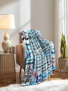 1入組柔軟的&時髦至信封毯子-完美禮品適用於你的 - 彩色 - 查看 2