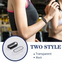 二合一硬质PC保护壳，带屏幕保护膜，兼容小米手环10/9/8/7/6/5/4/3 NFC智能手环保护膜，抗冲击防震，保护性强。 - 無色 - 查看 7