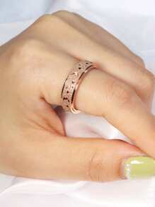 Anello antistress in titanio e acciaio inossidabile, anello girevole, giocattolo antistress per adulti, disponibile nei colori arcobaleno, nero, oro rosa, argento e oro, misure dalla 6 alla 10