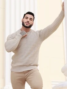 TRICOT DE LUXO Men Sweaters - 米色 - 查看 2