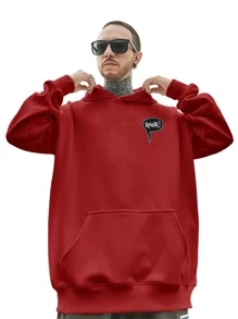Men Sweatshirts - 紅色 - 查看 2