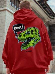 Men Sweatshirts - 紅色 - 查看 3